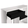 Szafka pod Akwarium Proste Elitte 120x40x90 Biały-Czarny