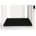 Szafka pod Akwarium Proste Elitte 120x40x90 Biały-Czarny
