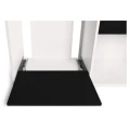 Szafka pod Akwarium Proste Elitte 120x40x90 Biały-Czarny