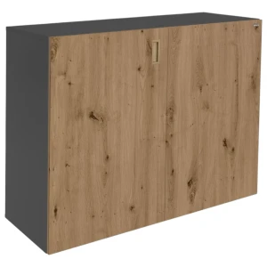 Szafka pod Akwarium Proste Elitte 120x40x90 Grafit-Dąb Artisan
