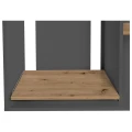 Szafka pod Akwarium Proste Elitte 120x40x90 Grafit-Dąb Artisan