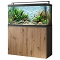 Szafka pod Akwarium Proste Elitte 120x40x90 Grafit-Dąb Artisan