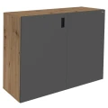 Szafka pod Akwarium Proste Elitte 120x40x90 Dąb Artisan-Grafit