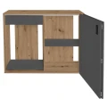 Szafka pod Akwarium Proste Elitte 120x40x90 Dąb Artisan-Grafit