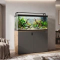 Szafka pod Akwarium Proste Elitte 120x40x90 Dąb Artisan-Grafit