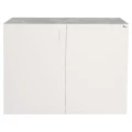 Szafka pod Akwarium Proste Elitte 120x40x90 Beton-Biały