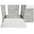 Szafka pod Akwarium Proste Elitte 120x40x90 Beton-Biały
