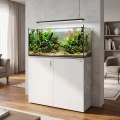 Szafka pod Akwarium Proste Elitte 120x40x90 Beton-Biały