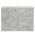 Szafka pod Akwarium Proste Elitte 120x40x90 Biały-Beton