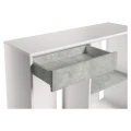 Szafka pod Akwarium Proste Elitte 120x40x90 Biały-Beton