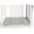 Szafka pod Akwarium Proste Elitte 120x40x90 Biały-Beton