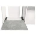 Szafka pod Akwarium Proste Elitte 120x40x90 Biały-Beton