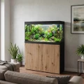 Szafka pod Akwarium Proste Elitte 120x50x90 Czarny-Dąb Artisan