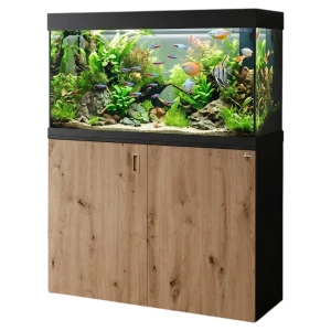 Szafka pod Akwarium Proste Elitte 120x50x90 Czarny-Dąb Artisan