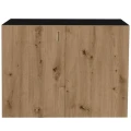 Szafka pod Akwarium Proste Elitte 120x50x90 Czarny-Dąb Artisan