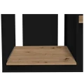Szafka pod Akwarium Proste Elitte 120x50x90 Czarny-Dąb Artisan