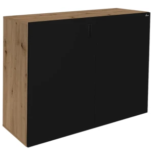 Szafka pod Akwarium Proste Elitte 120x50x90 Dąb Artisan-Czarny