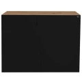 Szafka pod Akwarium Proste Elitte 120x50x90 Dąb Artisan-Czarny