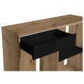 Szafka pod Akwarium Proste Elitte 120x50x90 Dąb Artisan-Czarny