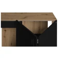 Szafka pod Akwarium Proste Elitte 120x50x90 Dąb Artisan-Czarny