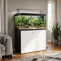 Szafka pod Akwarium Proste Elitte 120x50x90 Czarny-Biały
