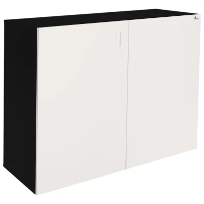 Szafka pod Akwarium Proste Elitte 120x50x90 Czarny-Biały