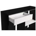 Szafka pod Akwarium Proste Elitte 120x50x90 Czarny-Biały
