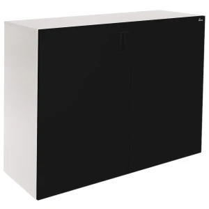 Szafka pod Akwarium Proste Elitte 120x50x90 Biały-Czarny