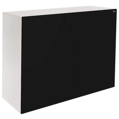 Szafka pod Akwarium Proste Elitte 120x50x90 Biały-Czarny