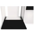 Szafka pod Akwarium Proste Elitte 120x50x90 Biały-Czarny