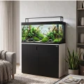 Szafka pod Akwarium Proste Elitte 120x50x90 Biały-Czarny