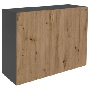Szafka pod Akwarium Proste Elitte 120x50x90 Grafit-Dąb Artisan