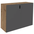 Szafka pod Akwarium Proste Elitte 120x50x90 Dąb Artisan-Grafit