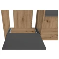 Szafka pod Akwarium Proste Elitte 120x50x90 Dąb Artisan-Grafit
