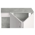 Szafka pod Akwarium Proste Elitte 120x50x90 Beton-Biały
