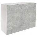 Szafka pod Akwarium Proste Elitte 120x50x90 Biały-Beton