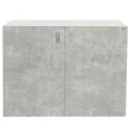 Szafka pod Akwarium Proste Elitte 120x50x90 Biały-Beton