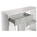 Szafka pod Akwarium Proste Elitte 120x50x90 Biały-Beton