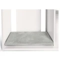 Szafka pod Akwarium Proste Elitte 120x50x90 Biały-Beton