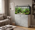 Szafka pod Akwarium Proste Elitte 120x50x90 Biały-Beton