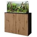 Szafka pod Akwarium Proste Elitte 120x60x90 Czarny-Dąb Artisan