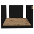 Szafka pod Akwarium Proste Elitte 120x60x90 Czarny-Dąb Artisan