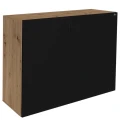 Szafka pod Akwarium Proste Elitte 120x60x90 Dąb Artisan-Czarny