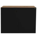 Szafka pod Akwarium Proste Elitte 120x60x90 Dąb Artisan-Czarny