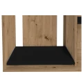 Szafka pod Akwarium Proste Elitte 120x60x90 Dąb Artisan-Czarny
