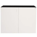 Szafka pod Akwarium Proste Elitte 120x60x90 Czarny-Biały