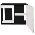 Szafka pod Akwarium Proste Elitte 120x60x90 Czarny-Biały