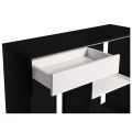 Szafka pod Akwarium Proste Elitte 120x60x90 Czarny-Biały