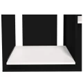 Szafka pod Akwarium Proste Elitte 120x60x90 Czarny-Biały