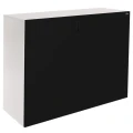 Szafka pod Akwarium Proste Elitte 120x60x90 Biały-Czarny